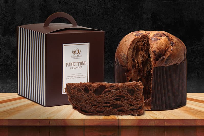 Panettone Cioccolato 1 kg Frete Grátis